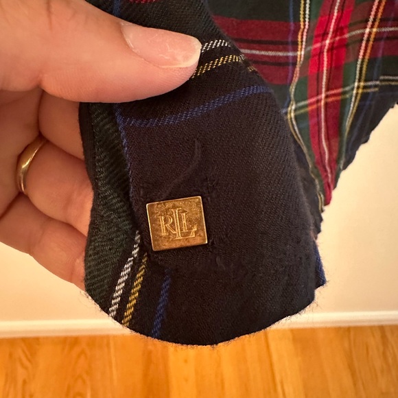 Lauren Ralph Lauren Women’s Plaid Shirt Size PM - Picture 3 of 4